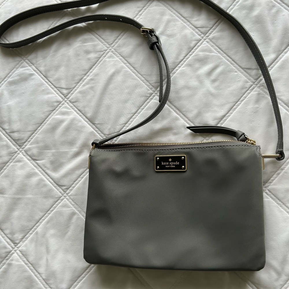 Kate Spade Gray Nylon Bag